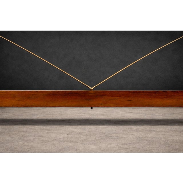 Mid-Century Modern Sergio Rodrigues “Burton” Dining Table in Freijó & Polished Black Stone, Brazil, 1958 — Lot 702 For Sale - Image 3 of 14