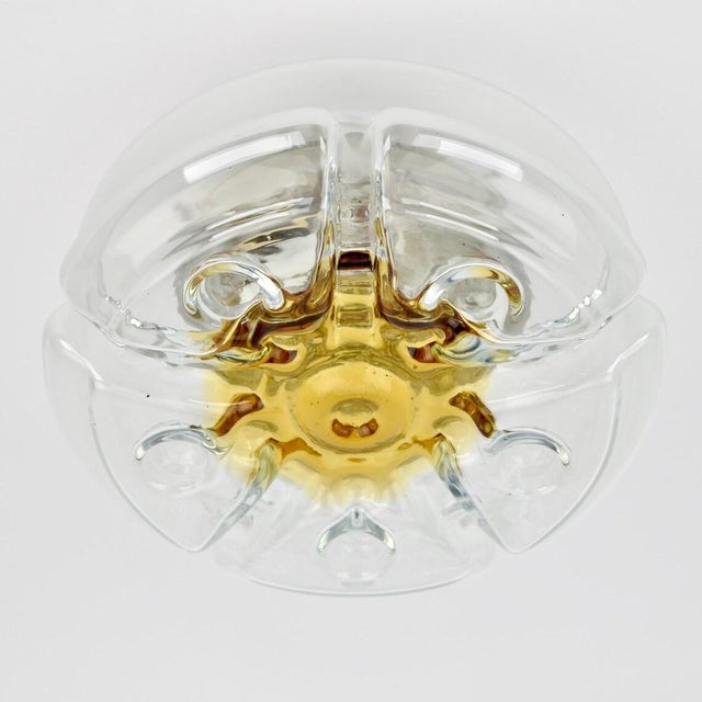 Mid 20th Century Italian Flush Mount or Wall Sconce Mazegga Murano For Sale - Image 6 of 10