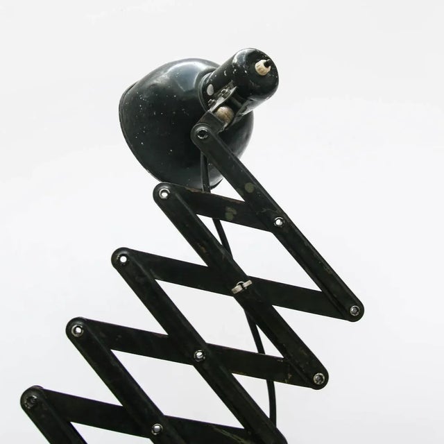Mid-Century Modern Mid-Century Industrial Scissor Lamp, 1960s For Sale - Image 3 of 12