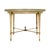 Brass Maison Bagues Eglomized Glass Side Table, Brass, Art Deco Period For Sale - Image 8 of 9