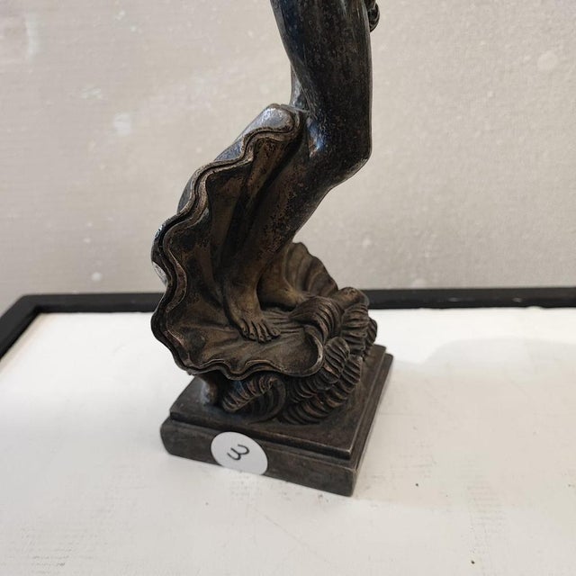 Silver Max Hamlet, Botticelli's Venus, 1992, Silver-Plated Bronze For Sale - Image 8 of 18