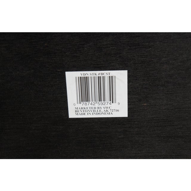 Late 20th Century French Louis XVI Tooled Leather Bombe Chests Dressers Side Table Nightstands For Sale - Image 13 of 14