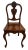 Gorgeous, Antique French Accent Chair Hand Carved back and legs Solid Mahogany Petite Size 35" x 16' X 14". 16" at Seat....