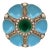 Victorian Majolica Aqua Oyster Plate by Minton, Ceramic, England, 1880 For Sale