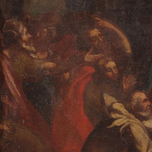 17th Century Italian School, Adoration of the Shepherds, 1680, Oil on Canvas For Sale - Image 5 of 16
