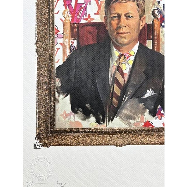 Pop Art Death Nyc - John F. Kennedy and Louis Vuitton - Limited Edition With Certificate For Sale - Image 3 of 5