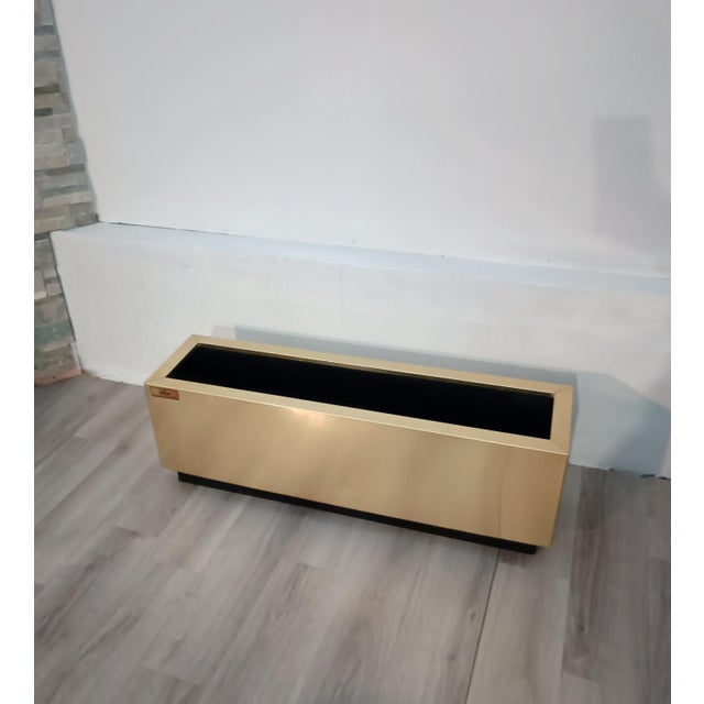 Brass Planter by Hobby Flowers Barcelona, ​​1990s For Sale - Image 9 of 9