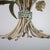 Painted tole floral motif chandelier For Sale - Image 9 of 11