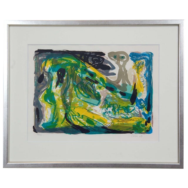 Asger Jorn, Nuit Dechiree, Lithograph, 1969 For Sale