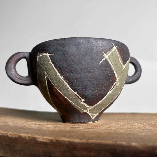 1970s Shōwa Era Ceramic Chawan Bowl, Japan, 1970s For Sale - Image 5 of 15