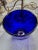 Glass Late 20th Century Handmade Cobalt Glass Bowl Signed by Artist Linda Backus For Sale - Image 7 of 9