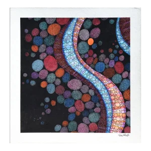 Color in Motion - Pointillist Abstract by Ben Black