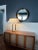Brass Vintage Modern Brass and Lucite Bouillotte Lamp For Sale - Image 8 of 9