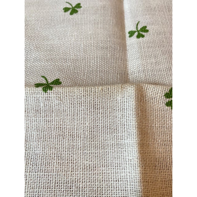 Pair of Vintage Irish Linen Tea Towels, Tara, Made in Ireland For Sale - Image 12 of 12