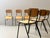 Stackable Studio Chair with Black Lacquered Steel Frame, 1990s For Sale - Image 15 of 17