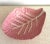 Vintage Pink Cabbage Leaf Majolica Serving Bowl For Sale In Miami - Image 6 of 8