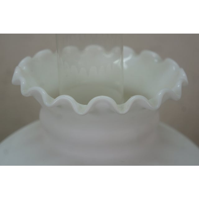 Antique Aladdin Mantle Lamp Co Brass Converted Hurricane Oil Lantern Lamp 20" For Sale - Image 16 of 18