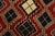 Red Qashqai Rug 3’8” X 6’7” Red Wool Vintage Tribal Hand-Knotted Oriental Carpet For Sale - Image 8 of 13