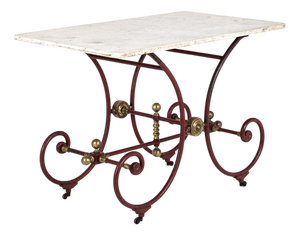 Antique French Patisserie Table, 1800s