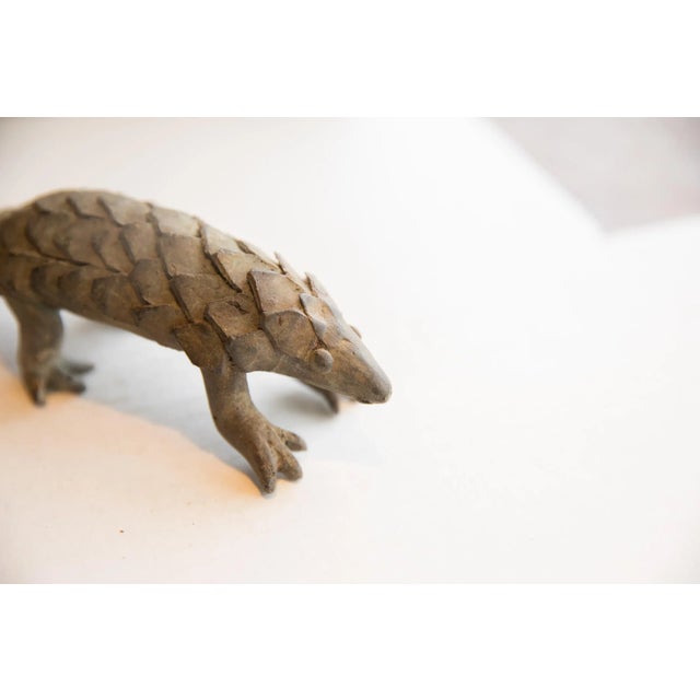 Vintage African Pangolin Sculpture For Sale In New York - Image 6 of 7