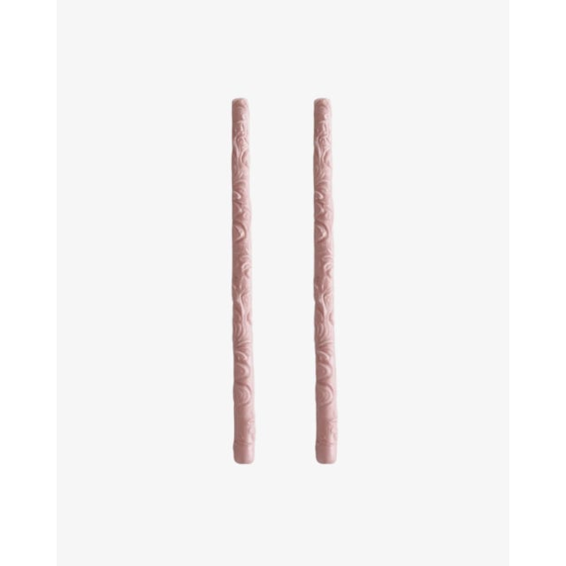 2020s Flora Tapers, Set of 2 - Fawn For Sale - Image 5 of 5