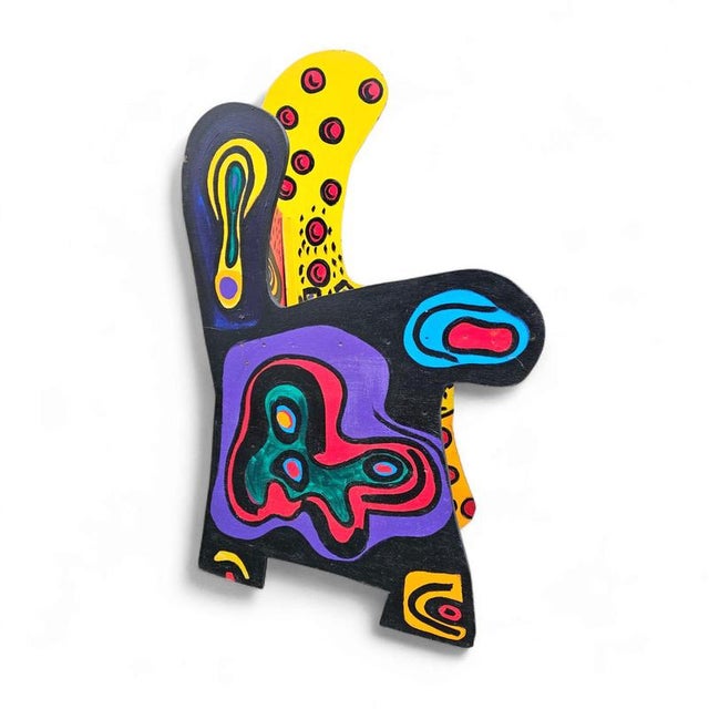 Upholstered Wooden Wing Chair For Sale - Image 16 of 18