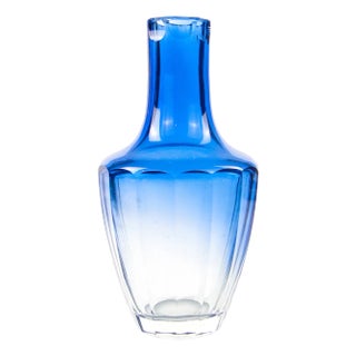 Art Deco Glass Water Carafe from Moser, Former Czechoslovakia, 1930s For Sale