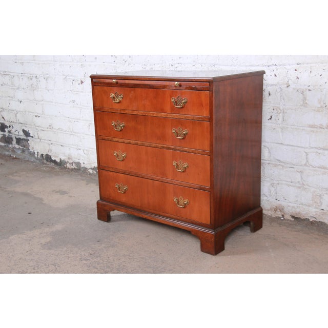 Baker Furniture Mahogany FourDrawer Bachelor Chest or Commode