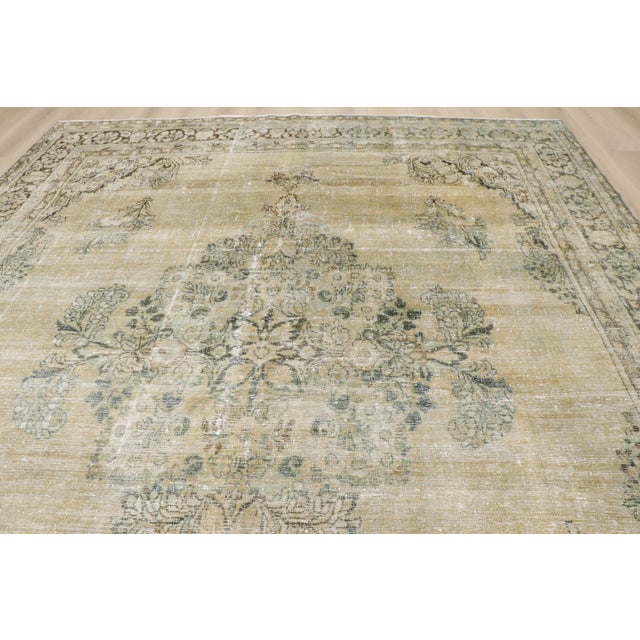 Antique Persian Mahal Rug 09'06 X 12'04 For Sale - Image 13 of 17