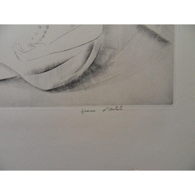 Mily Possoz, Young Girl in Front of the Hairdresser, Engraving For Sale - Image 6 of 7