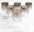 Vintage Silver Fade 1970 Dorothy Thorpe Style Ombre Metallic Color Wine Glass Stemware- Set of 6 For Sale - Image 12 of 12