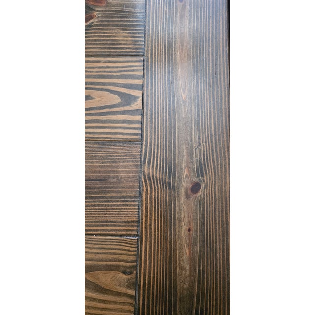 Large Farmhouse Style Dining Table For Sale - Image 6 of 12