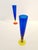 Blue Murano Glass Flutes by Bisazza & Rotella, 2000, Set of 2 For Sale - Image 10 of 18