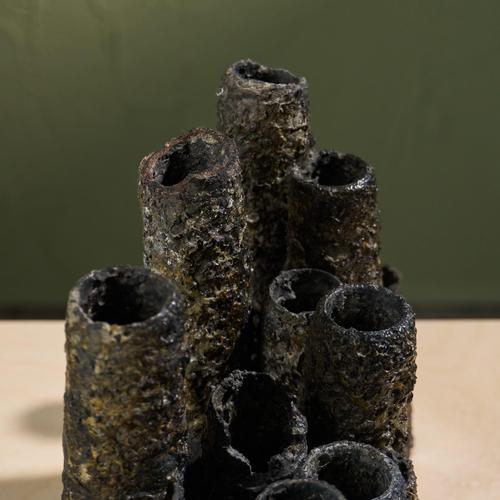 Pia Manu, Brutalist Sculpture, Belgium, 1970s, Ceramic For Sale - Image 11 of 12