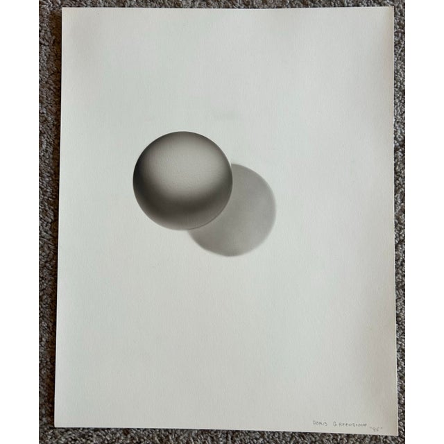 Abstract 1980’s Original Gray Monochromatic Abstract Airbrush Paintings ~ Group of Three Unframed For Sale - Image 3 of 9