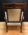 Beige English Rosewood Armchair With Classical Engraved Bone Inlay For Sale - Image 8 of 9