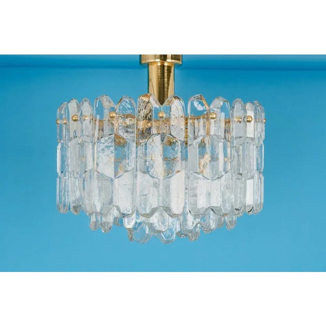 Brass and Murano Glass Light Fixture Palazzo from Kalmar, Austria, 1970s For Sale - Image 15 of 16