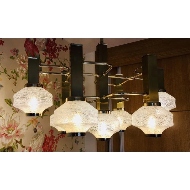 Chandelier by Gaetano Sciolari for Sciolari, 1980s For Sale - Image 6 of 18