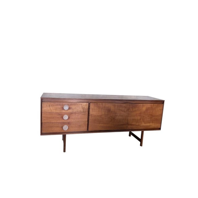 Mid-Century Modern Danish Teak Sideboard with Chunky Handles, 1970s For Sale - Image 4 of 10