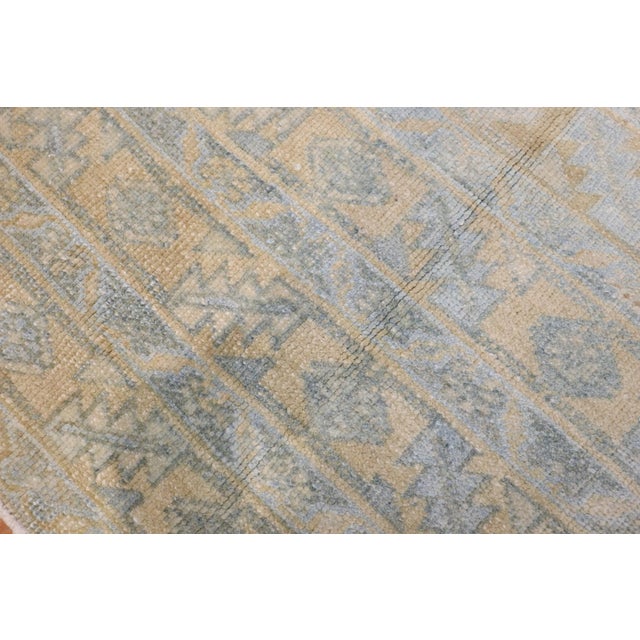 Early 20th Century Early 20th Century Pale Persian Throw Rug - 1'9" x 3'9" For Sale - Image 5 of 7