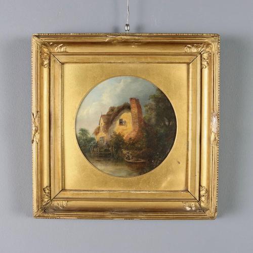 Robert Burrows, Farmhouse, Oil Painting, Framed For Sale - Image 13 of 13