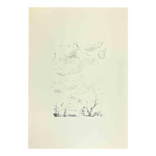 Filippo De Pisis, Cloud, 1960s, Lithograph For Sale