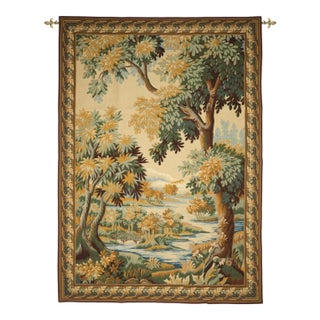 Forest of Clairmarais Loom Woven Tapestry - 225 X 160 Cm (7'5" X 5'3") - Requires Rod Size 4 For Sale