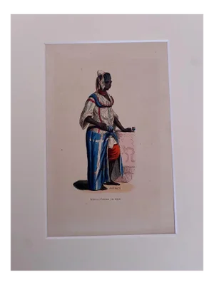 Unknown, Algerian Woman, Lithograph, 1851