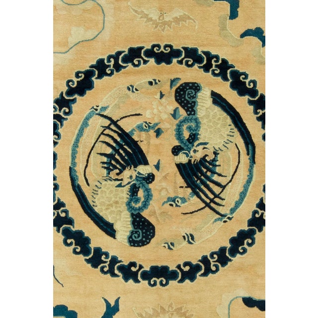 Large Antique Chinese Dragon Rug For Sale - Image 18 of 18