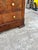 Brass French 19th Century Louis Philippe Flame Mahogany Marble Top Commode For Sale - Image 8 of 12