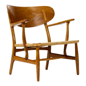 1960s Danish Modern / Mid Century Oak Lounge / Armchair – Attributed to Hans Wegner for Carl Hansen — Model Ch22