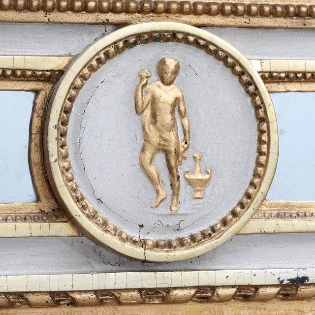 Gustavian (Swedish) Antique Sealed Mirror. 1780s For Sale - Image 3 of 7