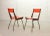 Italian Red Leatherette Dining Chairs by Gianfranco Frattini for R&B, 1950s, Set of 6 For Sale - Image 6 of 18