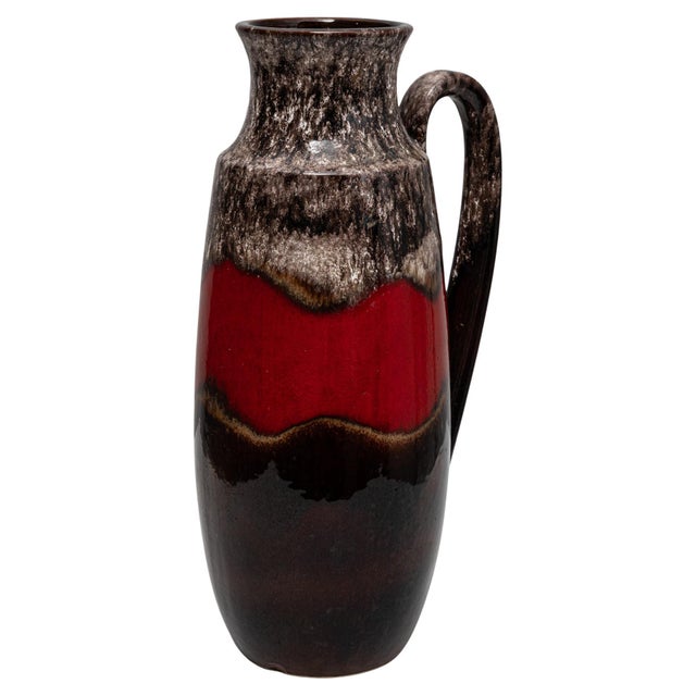20th Century German 'W. Germany' Ceramic Vase For Sale - Image 15 of 18